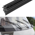 Scheibenwischergummi – Detailansicht in Schwarz, geeignet für Wohnmobile bis 2012.