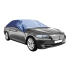 Bil halv garage størrelse M – blå og grå bilovertræk i størrelse M 259 x 122 x 60 cm, vandafvisende og let.