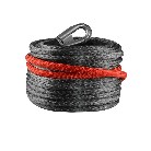 Zwart kunststof touw 30 m x 10 mm – lichtgewicht en corrosievrij, ideaal voor lieren.
