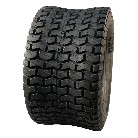 Sivusta näkyvä Rengas 24x13.00-12 BKT LG-408 – musta, uritettu pintakuvio, 6PR luokitus.