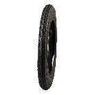Zijaanzicht van de KINGS TIRE V-6511 band – maat 12 1/2x2 1/4, zwart, zonder montagegaten.