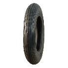 KINGS TIRE V-5501 – side view of a black 6x1 1/4 tyre with tread pattern designed for sack trucks.