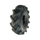 Reifen 6.00-12 KINGS TIRE V-8803 – Schrägansicht mit aggressivem Profil und schwarzer Farbe.