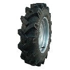 Complete wheel KINGS TIRE V-8509 – side view showing aggressive tread pattern and silver metal rim on black tire.