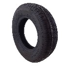 Pneu 185/70 R13 M+S TL 86N Goodride – vue en angle sur un fond blanc, avec des caractéristiques noires.