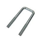 U-bolt M10 galvanisé – vue de face montrant la hauteur libre de 95mm et la largeur libre de 36mm.