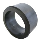 Alko bagerste leje bøsning type 131R – cylindrisk form med glat overflade i sort og grå på hvid baggrund.