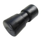 Conical keel roller – side view showing black cylindrical shape with tapered ends and plain white background.