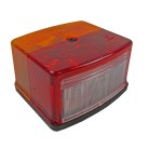 Lampe à trois chambres Jokon BBS(K) 6025L – vue de face avec surface réfléchissante et lentille interchangeable.