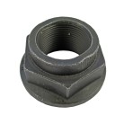 Dado flangiato M24 x 1,5 – adatto a BPW con piastra stretta 46,5 mm, colore nero e finitura grezza.
