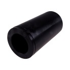 Boccola in plastica IFOR Williams – forma cilindrica di colore nero – vista frontale su sfondo bianco.