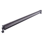 LED Panel Lichtbalken – Frontansicht mit 80 LEDs, 240W Leistung und schwarzem Aluminiumgehäuse