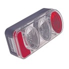 Rear light AJBA type RL.40.110 – front view showing two red lenses, two clear lenses, and black housing.