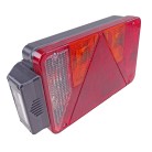 Radex multi-chamber light Typ 5901/13 – angled view showing red light sections and central connection for trailers.