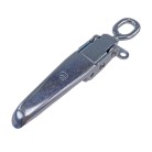 Eccentric lock – side view showing adjustable length and smooth silver lever surface for car trailers