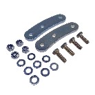 Bolt-on shock absorber bracket suitable for Alko Basic axles 5 degrees