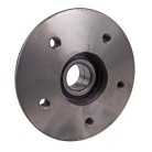Wheel hub 5 x 112 – angled view showing gray and black finish, 5 bolt holes, and compact bearing.