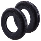 Reifen 155 R13 Kargomax XL ST-4000 M+S TL – Frontansicht auf schwarzem Hintergrund.
