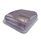 Lanterneau transparent 400 x 400mm – fenêtre de toit avec plissé inclus et adaptée pour une épaisseur de toit de 28-50mm.