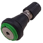 Valve CVV31-NI-KFDI – angled view showing black plastic cap, green ring, and metallic base.