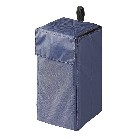 Opbergtas voor caravanspiegels – blauwe rechthoekige tas met bovenflap en handvat voor eenvoudig transport.