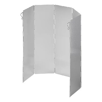 Koch Windschutz 5-teilig faltbar aus Aluminium 49 x 36 cm für Campingkocher
