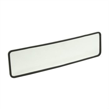 Panorama Rückspiegel 255 x 65mm – Frontansicht mit gebogener reflektierender Oberfläche und schwarzem Rand