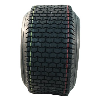 Rengas 23x8.50-12 DURO HF-224 – musta ja punainen, etunäkymä, 4PR TL, suunniteltu ruohonleikkureihin.