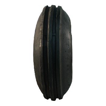 Sivusta näkyvä KINGS TIRE V-8502 -rengas 3.00-4 – musta, 4PR, TT, suunniteltu karhottimiin.
