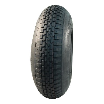 Pneumatico KINGS TIRE V-6635 4.80/4.00-8 – vista laterale con battistrada nero per carriole.