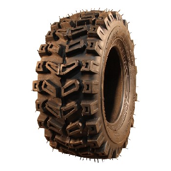 Reifen 16x6.50-8 CARLISLE X-Trac – Seitenansicht mit tiefem Profil und knubbeligem Design in Schwarz