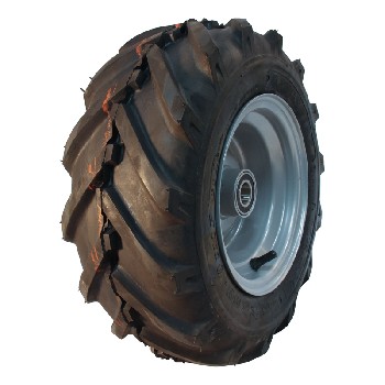 Zijaanzicht van het KINGS TIRE V-8501 compleet wiel 16x6.50-8 – met een V-8501 profiel en zwarte kleur.