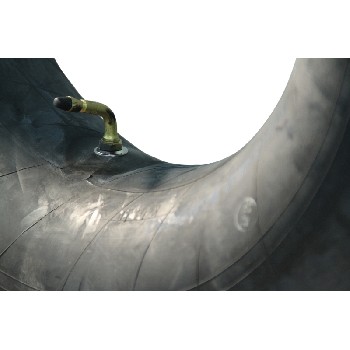 Tube 18x7.00-8 – detail view showing black rubber tube and valve stem on a plain white background.
