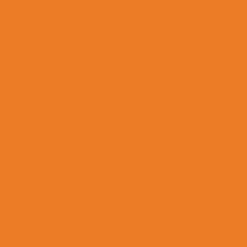 Cut to size 15 x 50cm – front view showing vibrant RAL 2011 tieforange color.