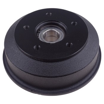 Tamburo freno angolato – adatto a BPW, colore nero con finitura verniciata e sede cuscinetto da 13mm.