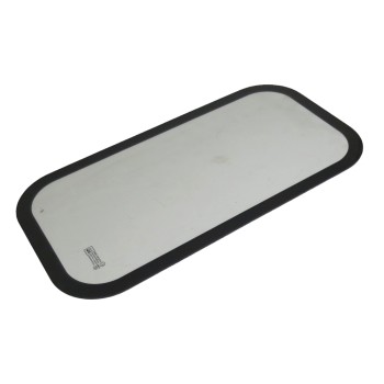 IFOR Williams windscreen – top view showing clear oval shape with black rubber border