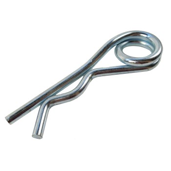 Sicherungs Splint – Detailansicht mit verzinkter Oberfläche, 50 mm lang und 2 mm Durchmesser in Silber.