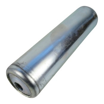 Accumulatore a molla Peitz MX – meccanismo cilindrico di colore argento con superficie liscia e lunghezza di circa 200mm.