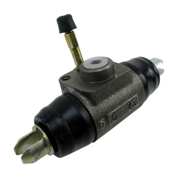 Cilindro freno idraulico Knott – diametro 25,4 mm – lato destro in nero e grigio su sfondo bianco.