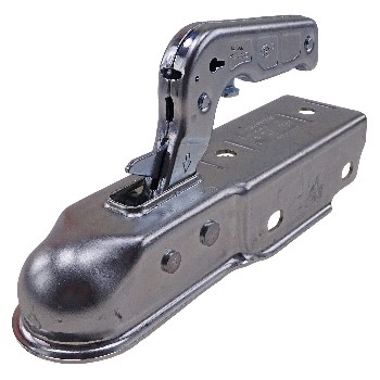 SPP Kugelkupplung ZSK 750 – Seitenansicht mit 60mm Vierkantrohr und silbernem, verzinktem Material.