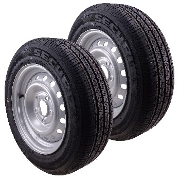 Edestä – musta ja hopea 185/65 R14 rengas 5x112 pulttijakolla ja 5 reikää vanteessa.