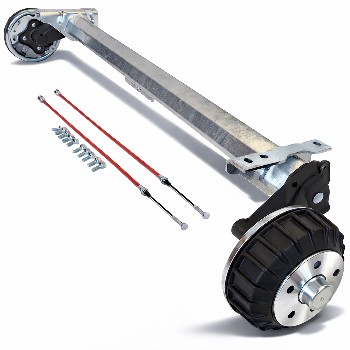 Gebremste ALKO Achsen: sicher transportieren bei hoher Last