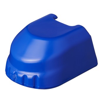Soft Dock blue – front view showing smooth surface and rounded top on a plain white background.