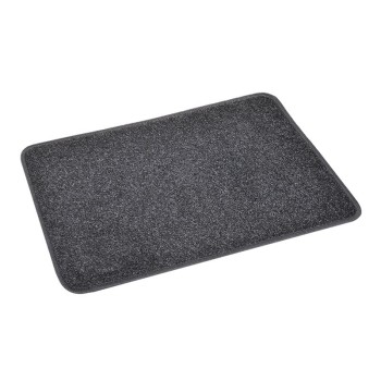 Ylhäältä näkyvä Ovimatto 40x60cm – antrasiitti, liukastumista estävä granulaattipohja.