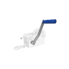Manovella di ricambio Husar BST RS 1700–4500 lbs – vista frontale con manico blu e punto di attacco per cavo.