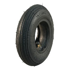 Pneumatico KINGS TIRE V-5501 200x50 – vista laterale su sfondo bianco, con camera d’aria e battistrada nero.