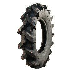 Pneu 5.00-12 KINGS TIRE V-8509 – vue en angle montrant le motif de bande de roulement agressif et la construction 6PR.