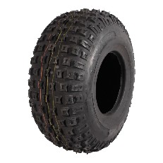 Sido vy av däck 145/70-6 KINGS TIRE V-1509 4PR TL – svart gummidäck för transportapplikationer.
