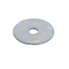 Rondelle de garde-boue pour M6 DIN 522 – diamètre extérieur 30 mm – acier galvanisé, passivé bleu.