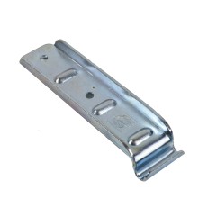 Gegenhalter gerade 126 mm lang – verzinkt mit zwei Bohrlöchern und exzentrischem Verschluss.